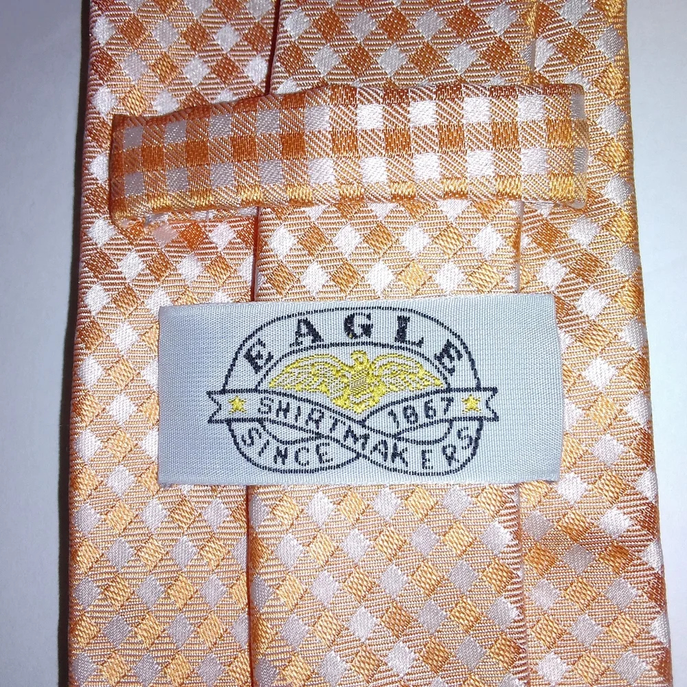 Eagle Shirtmakers Hand Made Silk Neck Tie